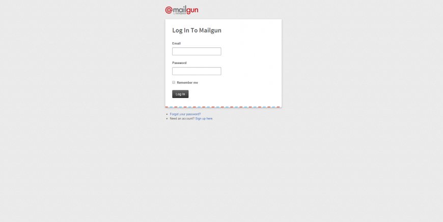 17-Log in Mailgun