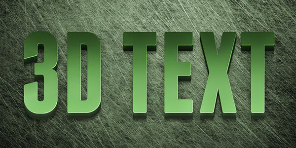 How to Create an Editable 3D Text Effect in Photoshop