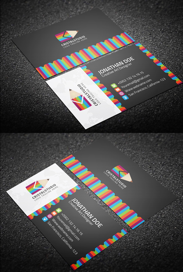 Colorful Art Business Card