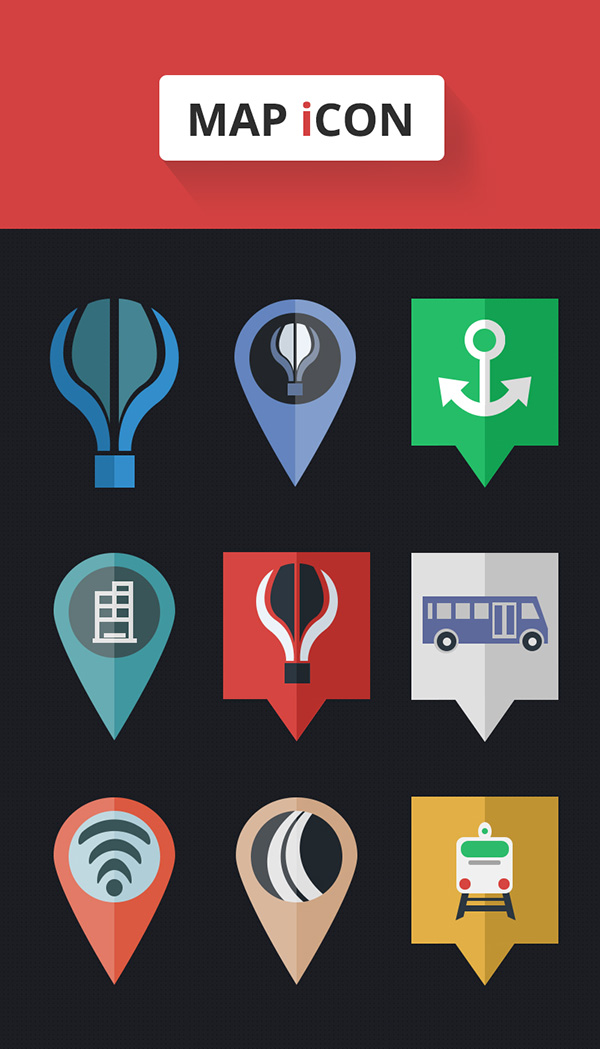 Free Map Flat Icon