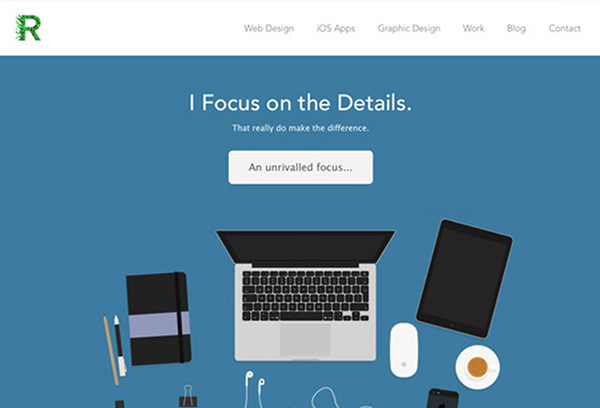 Flat Websites Design - 25 New Web Examples - 19