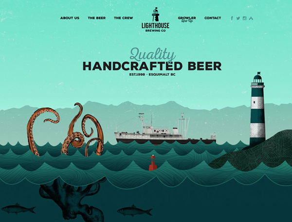 Flat Websites Design - 25 New Web Examples - 22