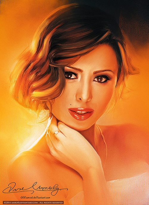 Beautiful Portrait Illustrations by Amro