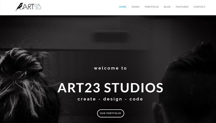 art23 responsive fullscreen bg wp theme