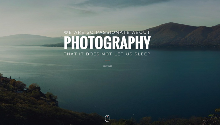 capture portfolio theme photography design