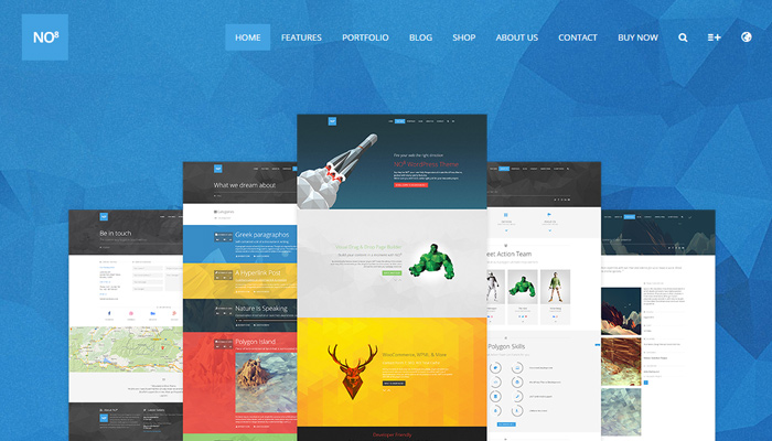 no8 wordpress creative agency portfolio