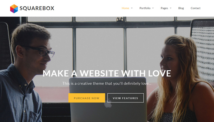 squarebox creative wordpress theme premium