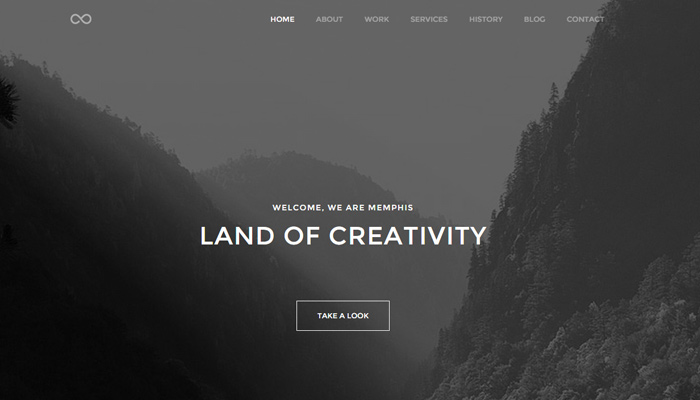 memphis minimal creative wp theme design