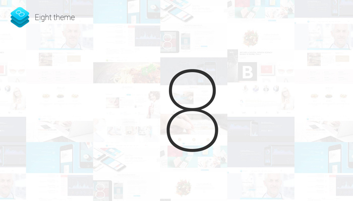 eight simple minimalist designed portfolio wp theme