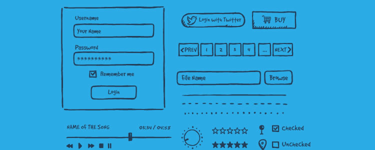 Jolly Hand-Drawn UI Kit