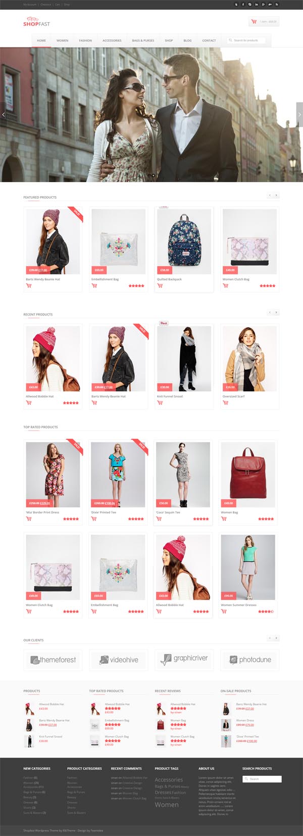 ShopFast – Modern Woocommerce WordPress Theme