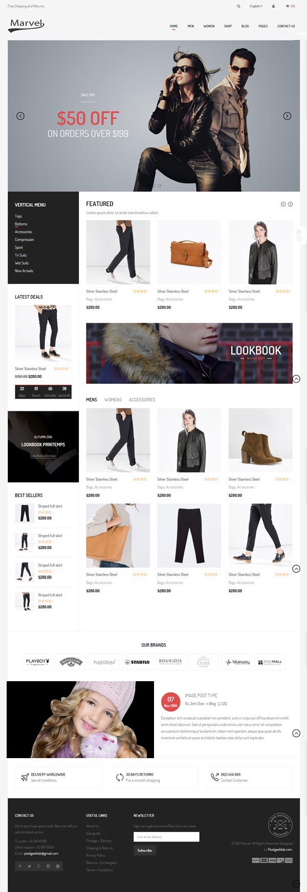 Marvel - Responsive eCommerce HTML5 Template