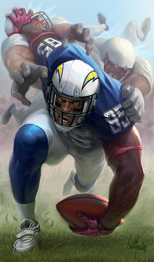 Antonio Gates by Will Murai