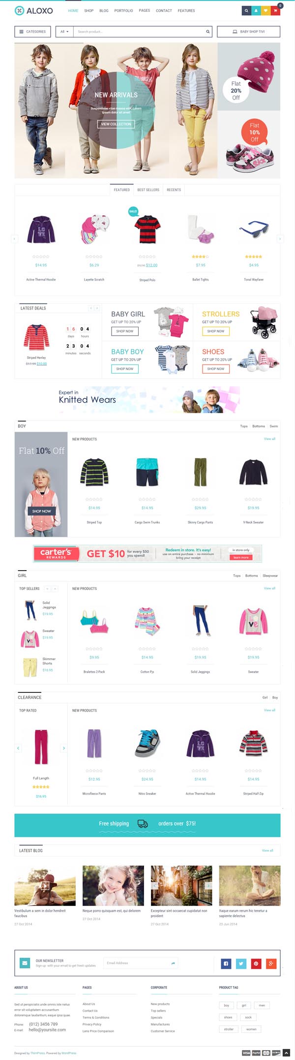 Aloxo - Responsive WooCommerce Theme