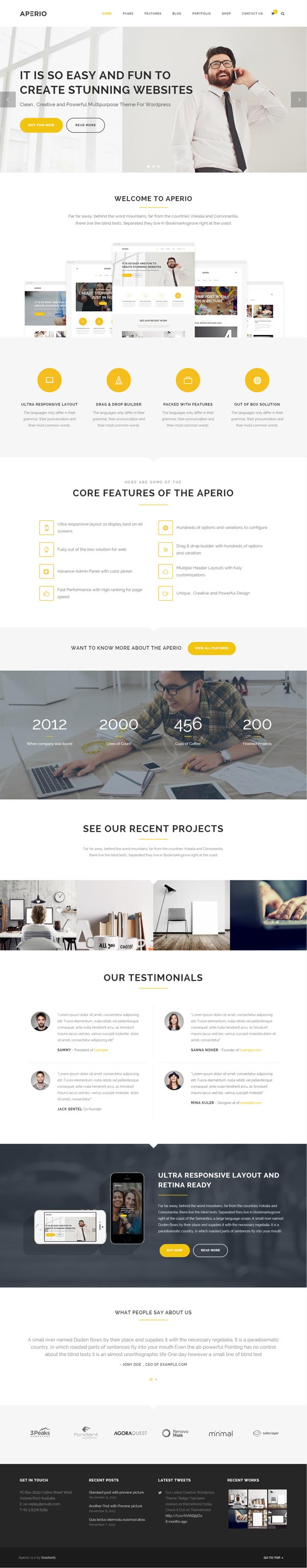 Aperio Multipurpose WordPress Theme