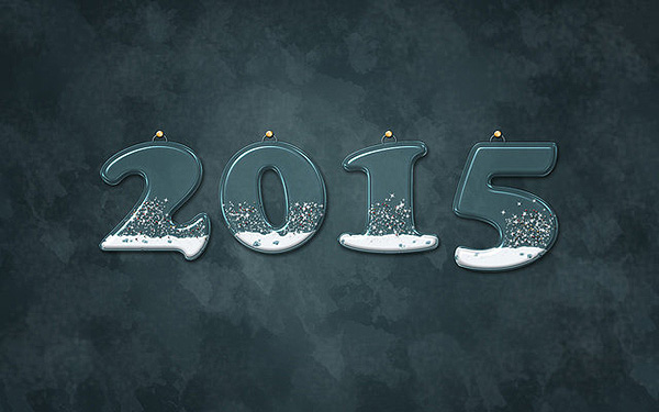 2015 Happy New Year Computer Background HD Wallpaper