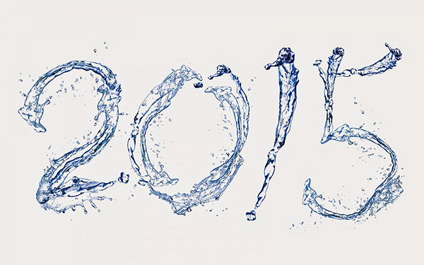 2015 ,New Year, Art, Water