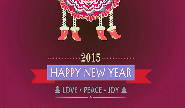 2015 Love Peace Joy Quotes Wallpaper