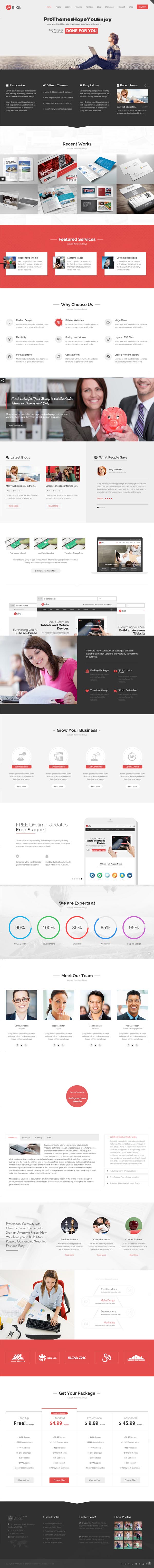 Aaika - MultiPurpose WordPress Theme