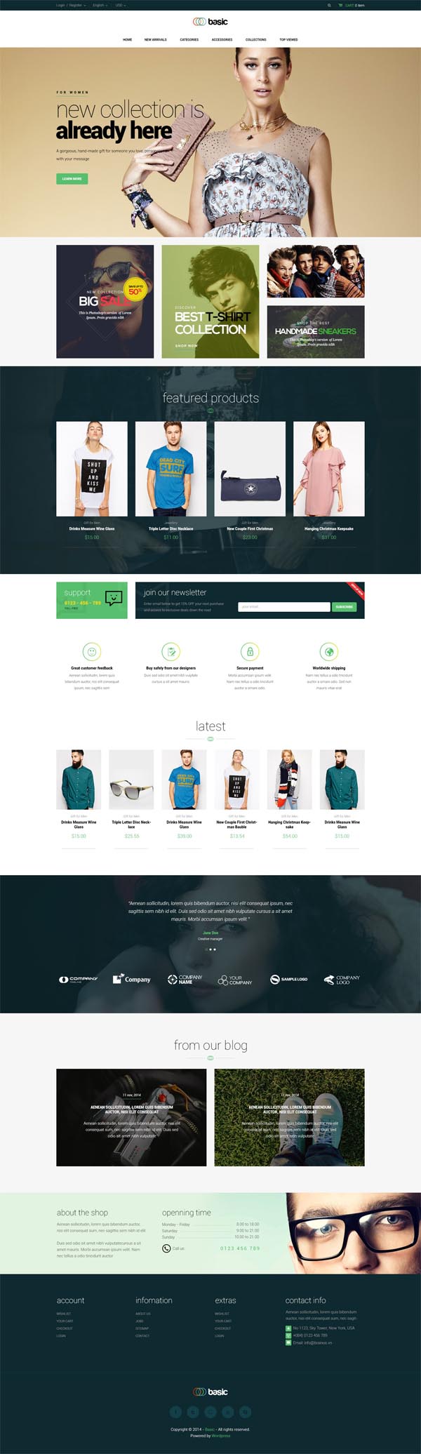 Basic - Multipurpose WooCommerce Theme