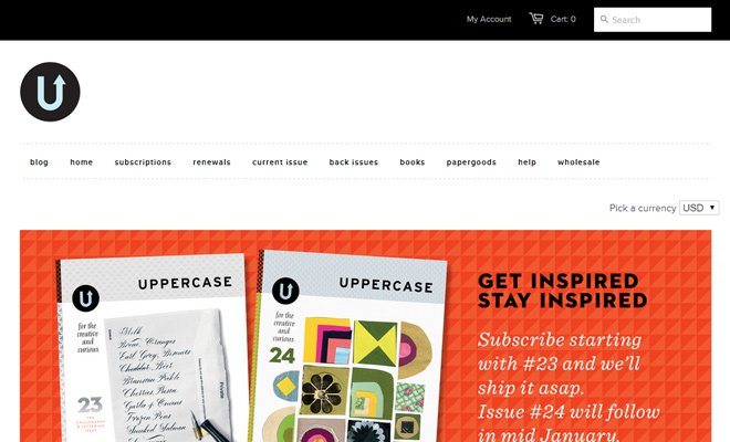 uppercase magazine online shopify store