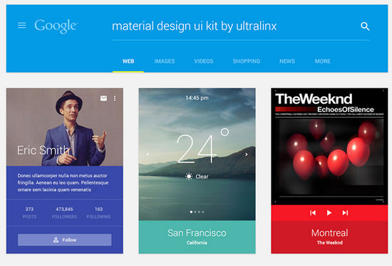 material design ui