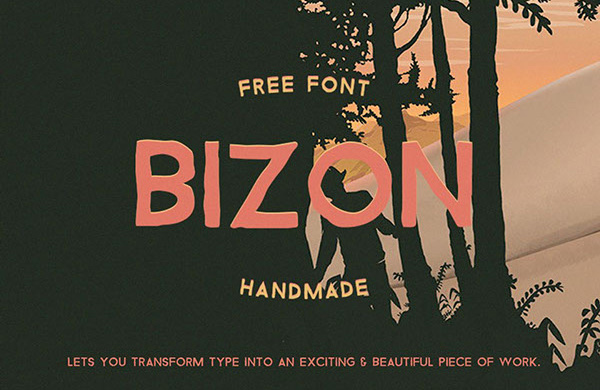 Bizon Free Font