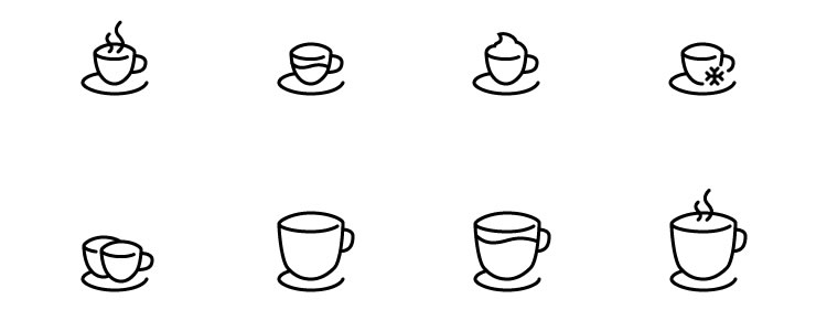 Coffee Shop Icon Set