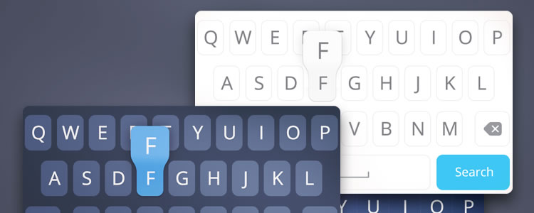 iOS8 Keyboard UI