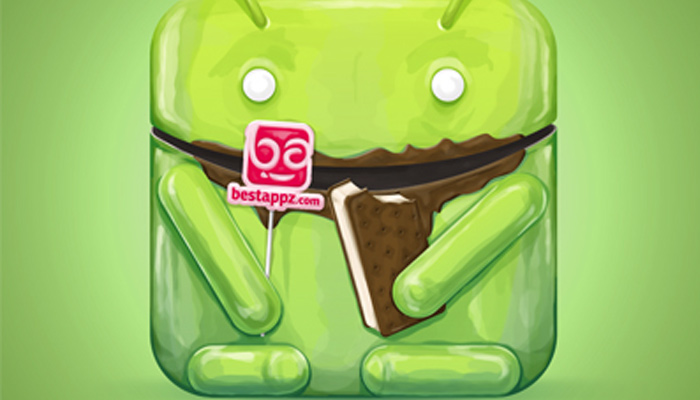 android ice cream sandwich custom app icon