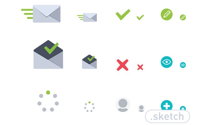 freebie sketch iconset simple icons