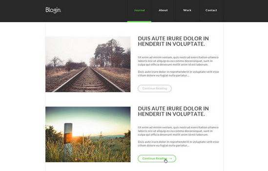 blog theme