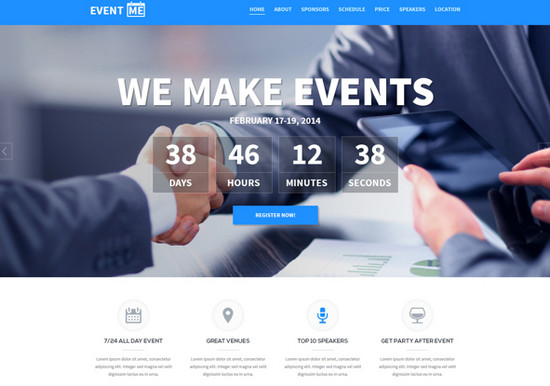 event website