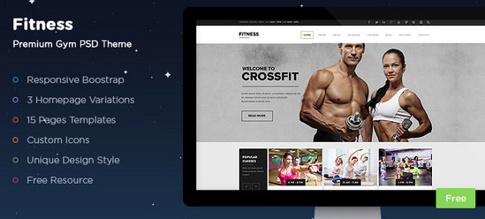 fitness psd