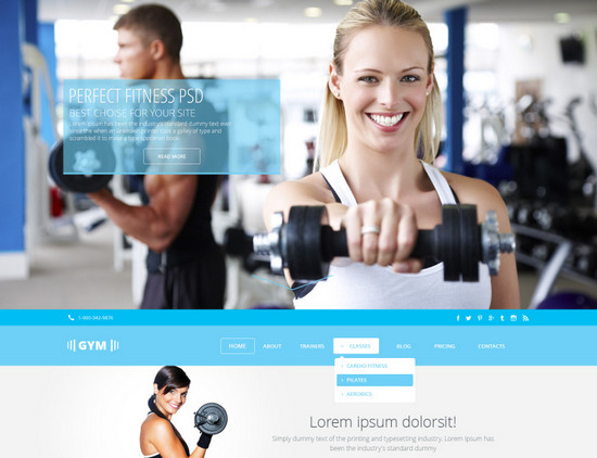 gym template