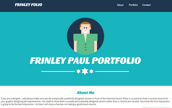 portfolio theme