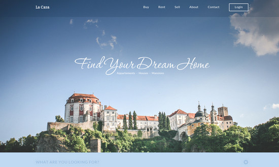 real estate theme