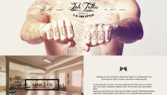 tattoo salon layout