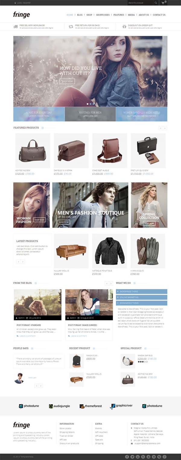 Fringe – WooCommerce Responsive Theme