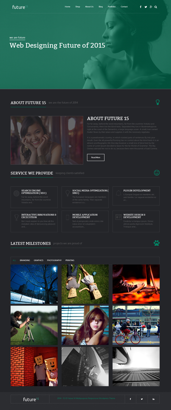 Future15 - Multipurpose WordPress Theme