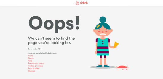 Airbnb - Error 404