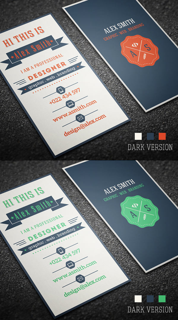 Retro Business Card