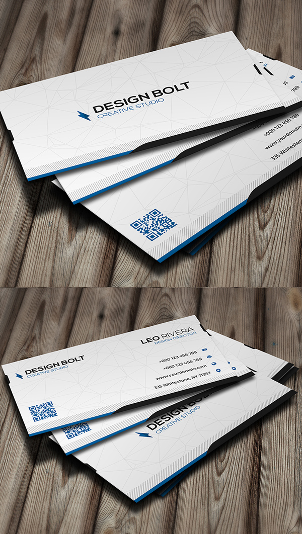 Bolt Modern Business Card