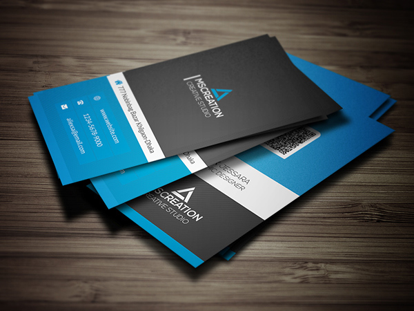 Creative Vertical Business card