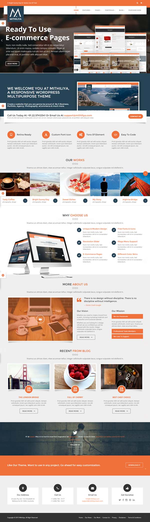 Mithiliya Multipurpose Responsive HTML Template