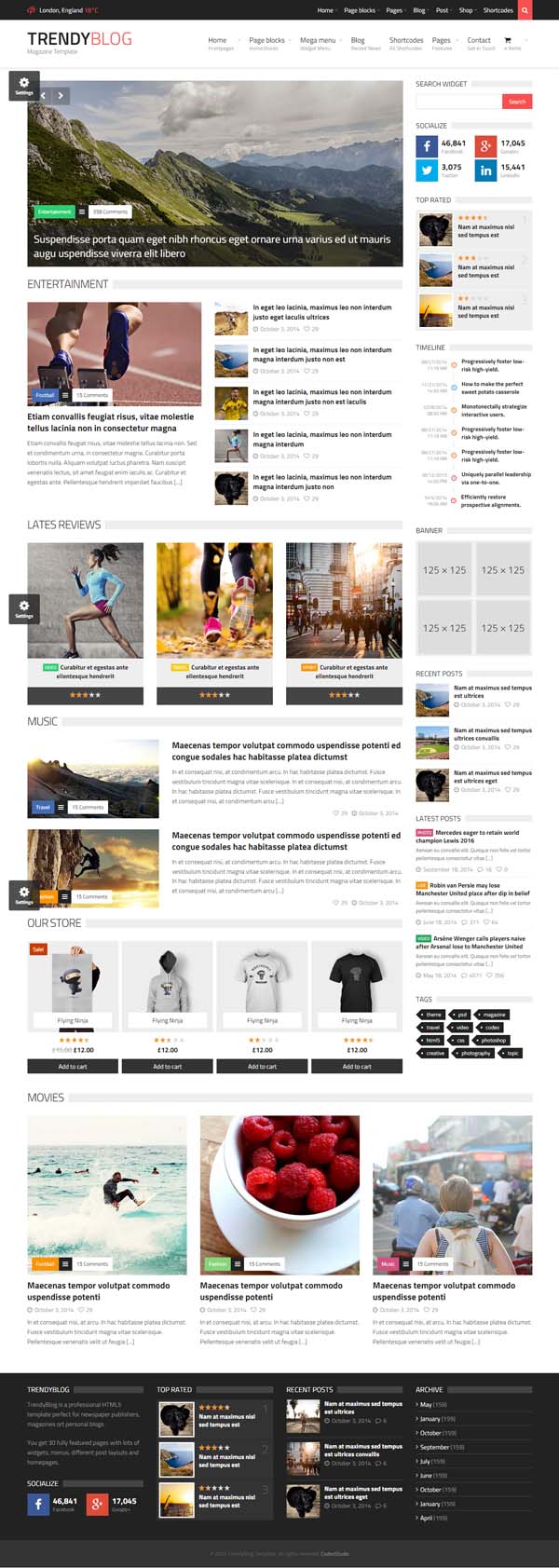 TrendyBlog - Multipurpose Magazine Template