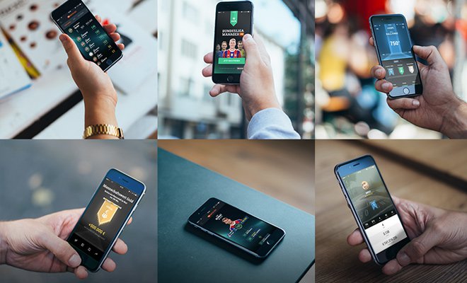 six photorealistic iphone6 mockups free