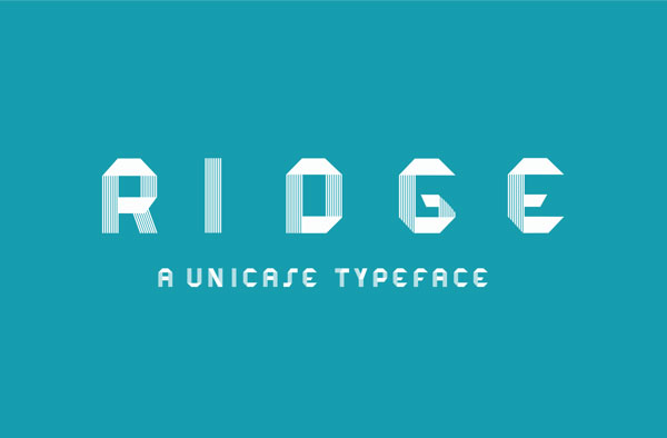 RIDGE Free Typeface for Typography