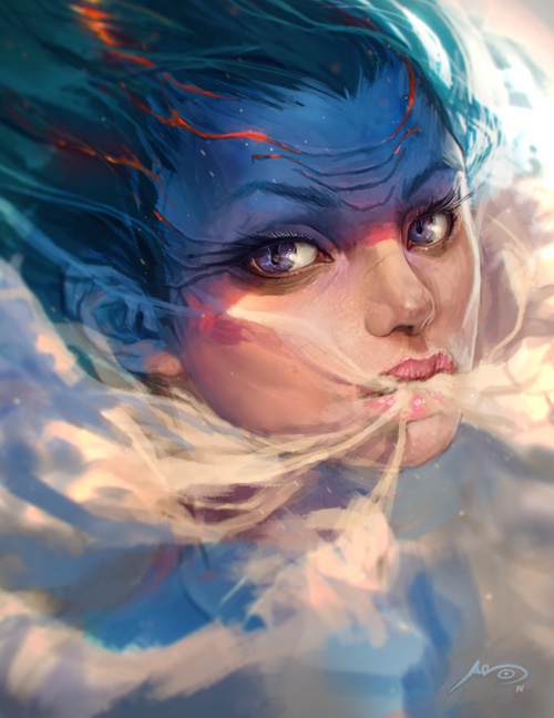 Digital Portrait Illustrations by Marc Brunet