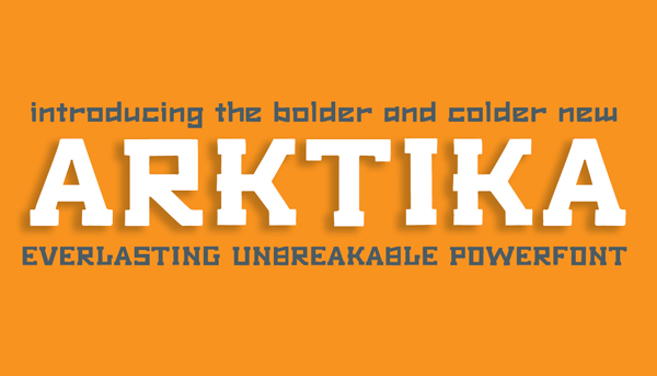 Arktika Free Font